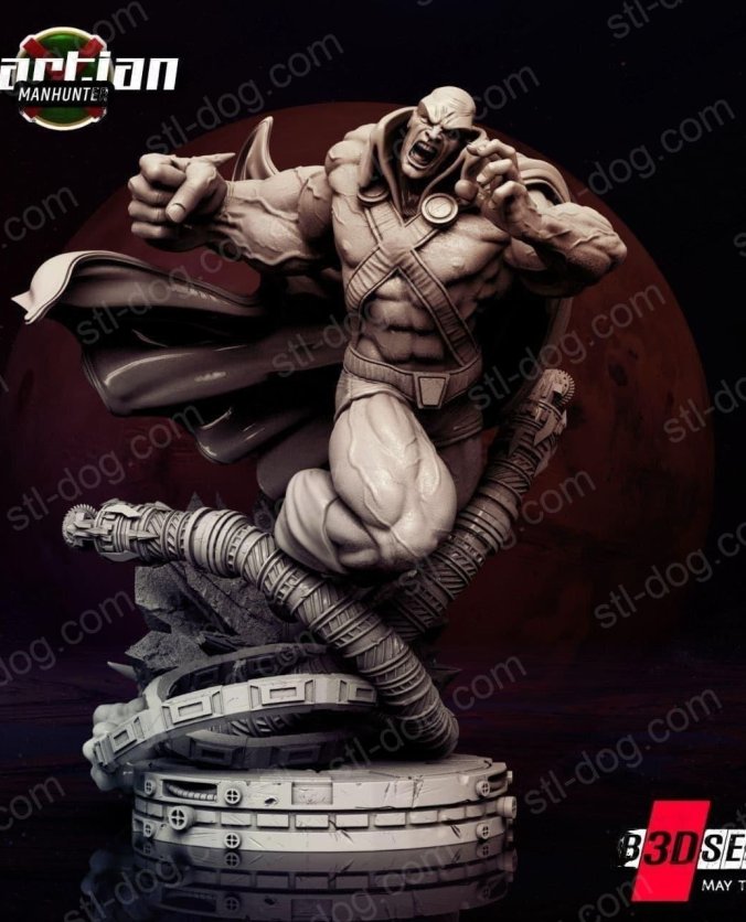 DC 火星猎人(Martian Manhunter) 3D打印图纸